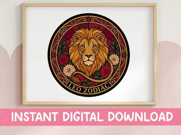 A Bold Leo Graphic for Editorial T-Shirt Designs