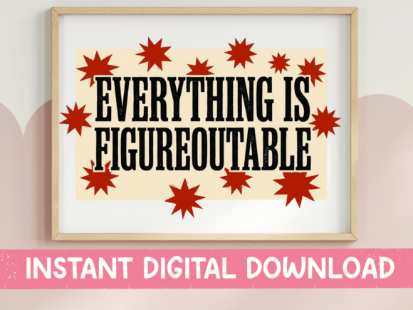 A Designer’s Take: The Everything Is Figureoutable Star Print Graphic