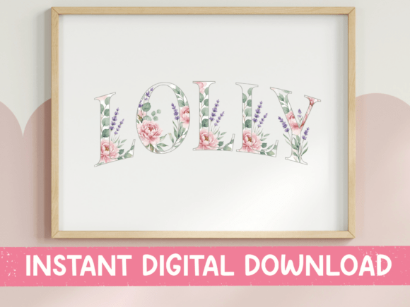 A Soft Floral Graphic for T-Shirt Designs & Branding Projects