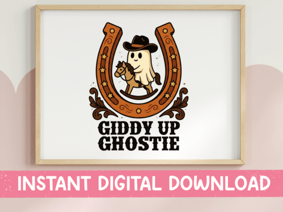 A Western Ghost SVG for Crafty T-Shirts & Graphics