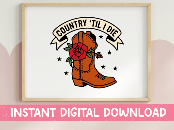 Country Til I Die SVG Graphics for Authentic T-Shirt Designs