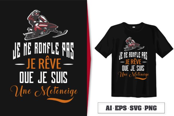 Cross Country Skiing T-shirt Vector: Graphic Template for Graphics