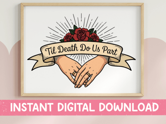 Evaluating Til Death Do Us Part Wedding Hands Graphics