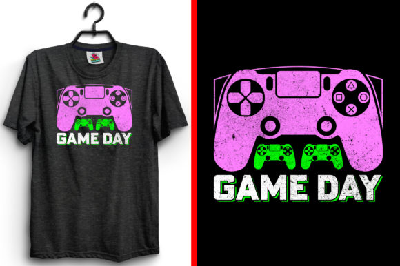Game Day T-Shirt Graphics for Print Templates