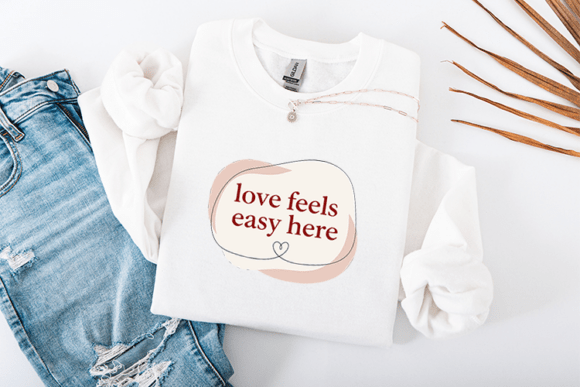 Love Feels Easy Here: A Versatile Graphic for Brand Storytelling