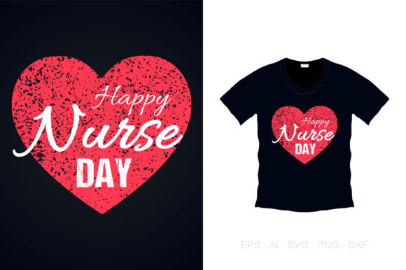 Nurse Day Typographic T-Shirt Design: Graphic Templates Insight