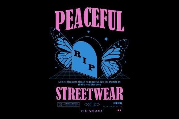 Peaceful T Shirt Design: Graphics & Template Review
