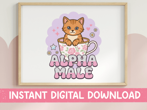 Reviewing Alpha Male Cat Tee Graphics for Brand Content