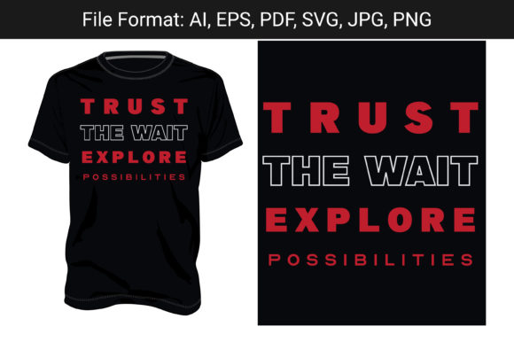 Typography T Shirt Print Design SVG for Embroidery